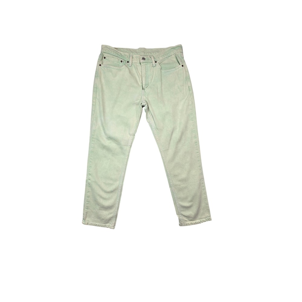 Levi's 511 Slim Jeans Mens 34 Mint Green Stretch Denim Pants Skater Streetwear